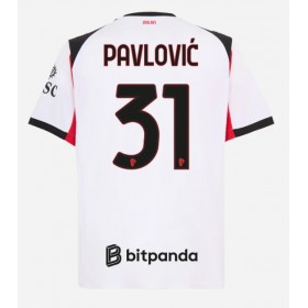 AC Milan Strahinja Pavlovic #31 Borta Kläder 2025-26 Kortärmad